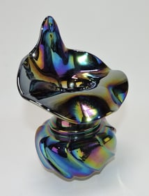 Fenton carnival glass jack in the pulpit