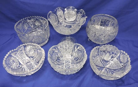 ABCG and EAPG lot of 6 bowls and