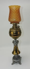 Miniature banquet lamp, 22"