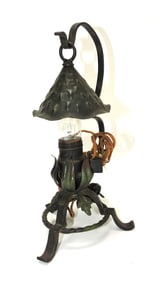 Iron miniature night light, 11"