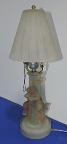 Art Deco frosted glass flower form