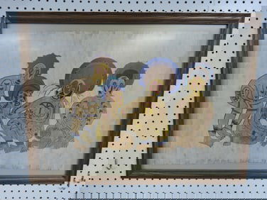 Matenga figural painting on cloth,