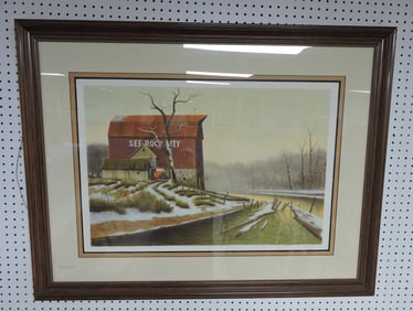 Wayne Cooper lot of 2 framed prints,