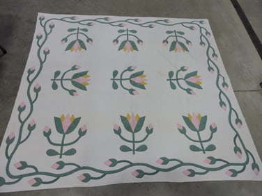 Quilt, 73"x81", minor stain