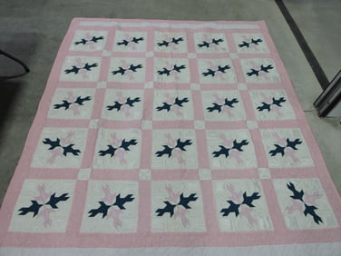 Quilt 100"x87", minor stains