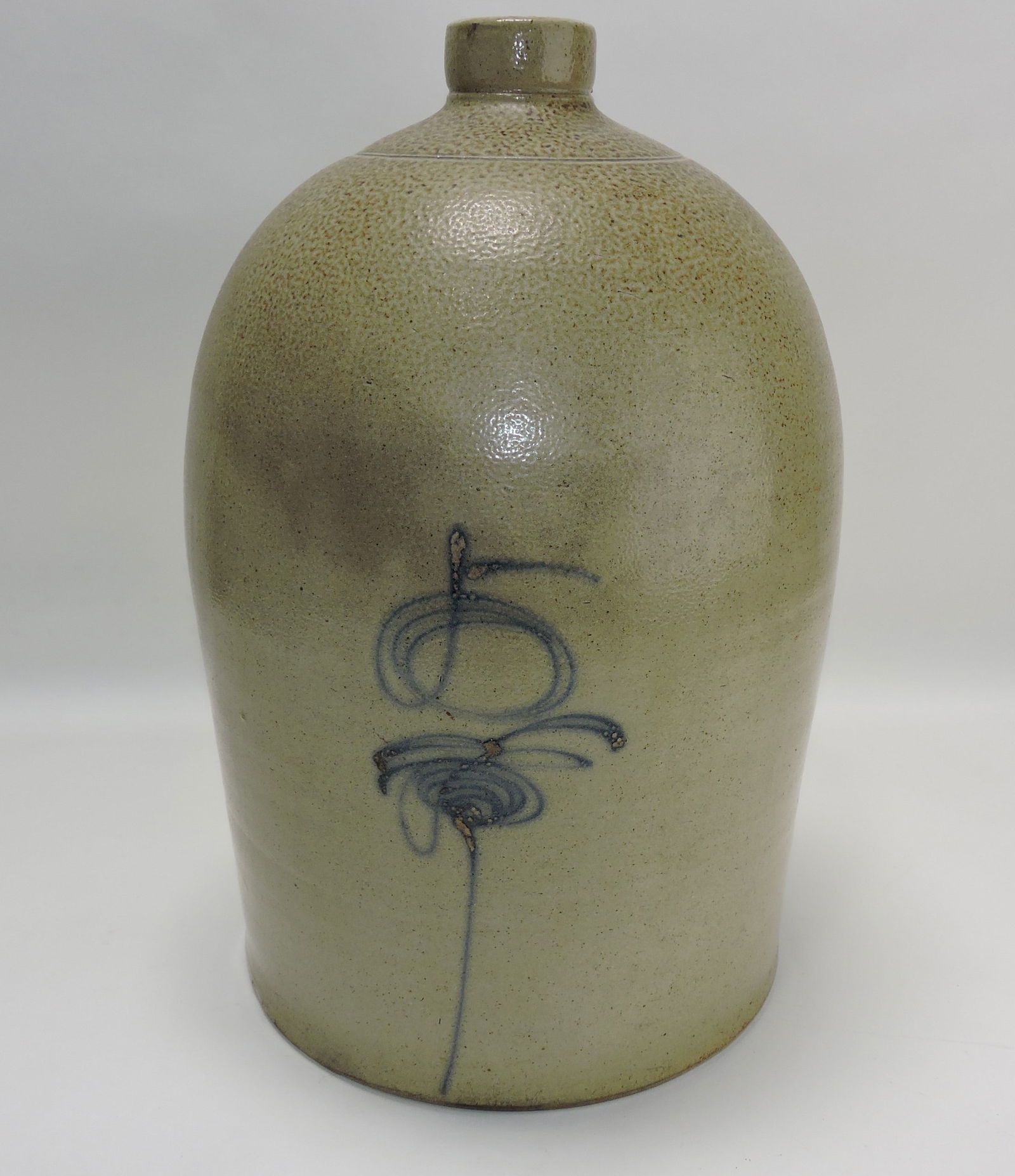 Salt glaze 5 gallon crock with (1 of 4)