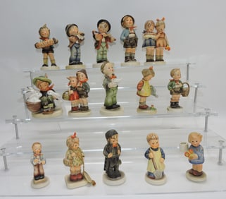Hummel lot of 15 figures, 3 1/2" to