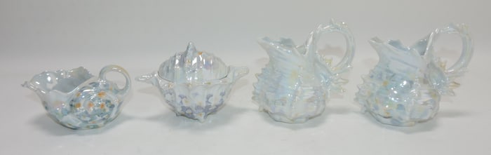 Royal Bayreuth lot of 3 shell creamers