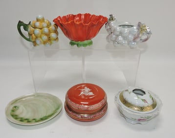 Royal Bayreuth lot of 6 pieces