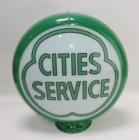Cities Service gas pump globe