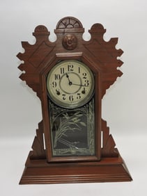Waterbury kitchen shelf clock, 21"