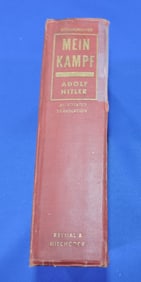 Book - 'Mein Kampf' by Adolf Hitler