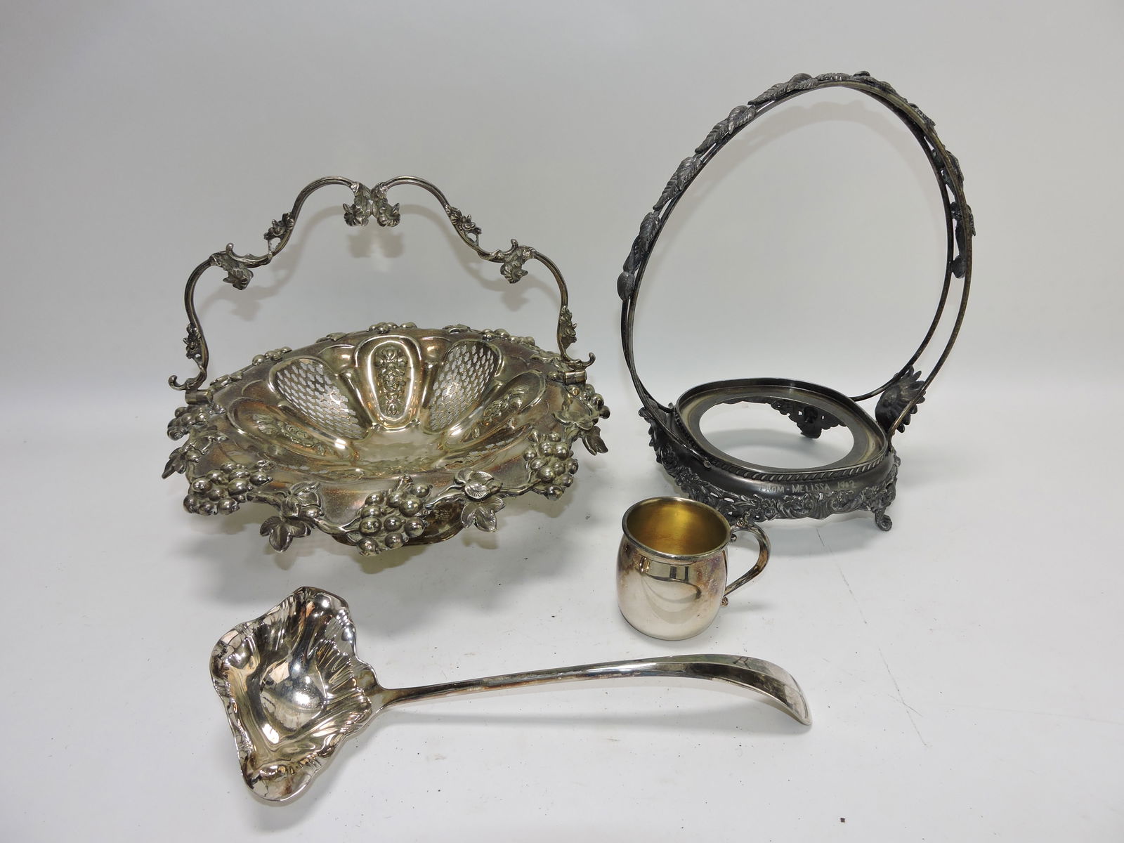 Silverplate group: Rococo grape and (1 of 1)