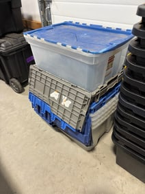 Lot of 7 flip top totes