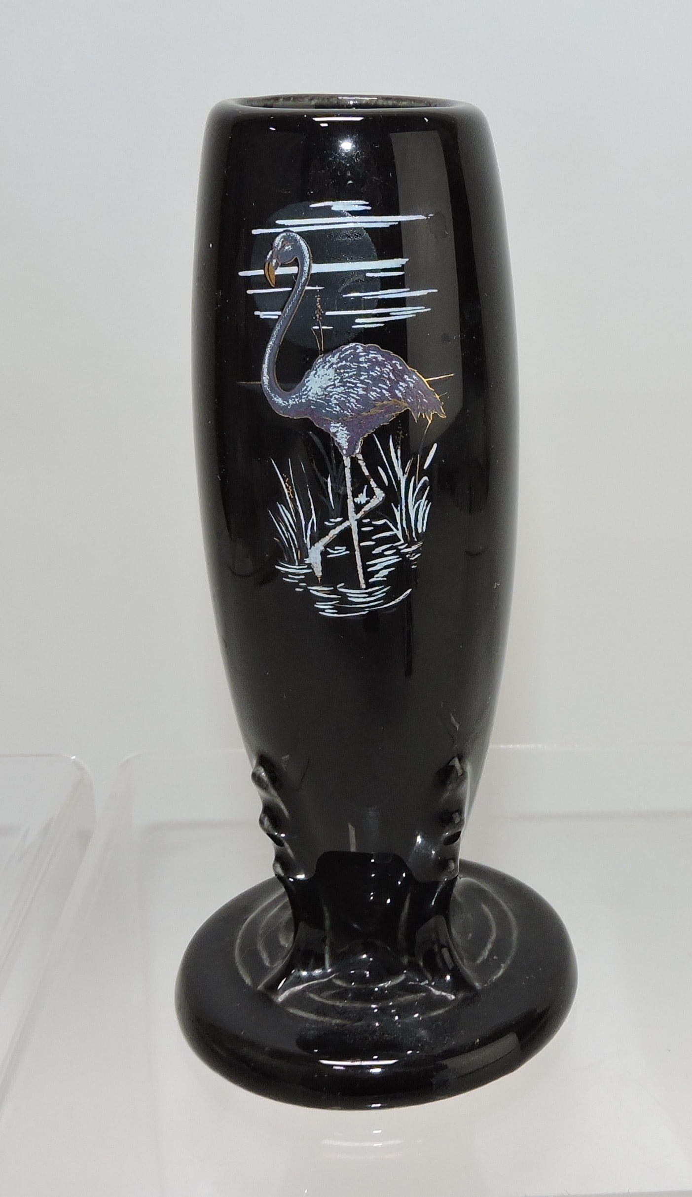 Fiesta Post 86 bud vase, black, (1 of 1)