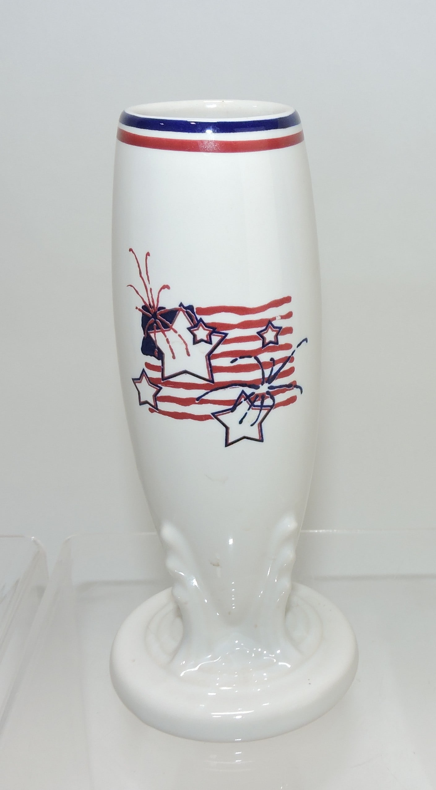 Fiesta Post 86 bud vase, white, (1 of 1)