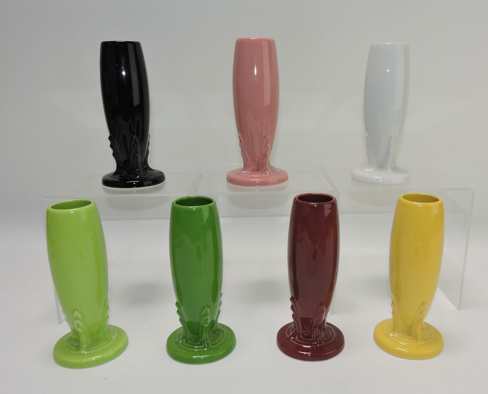 Fiesta Post 86 bud vase group: black, (1 of 1)