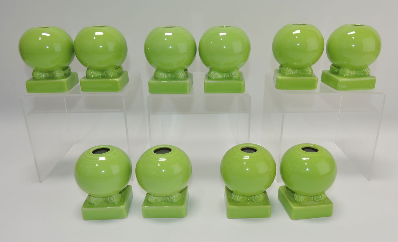 Fiesta Post 86 round pair of candle (1 of 1)