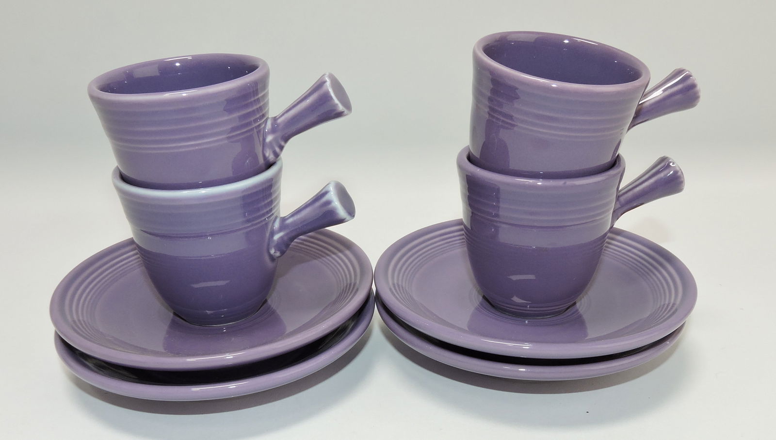 Fiesta Post 86 lot of 4 AD cups & saucers, (1 of 1)