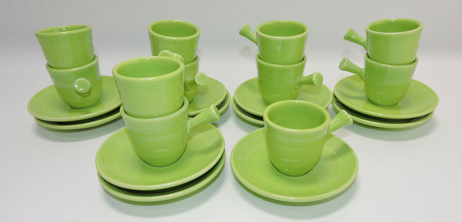 Fiesta Post 86 lot of 11 AD cups & saucers, (1 of 1)