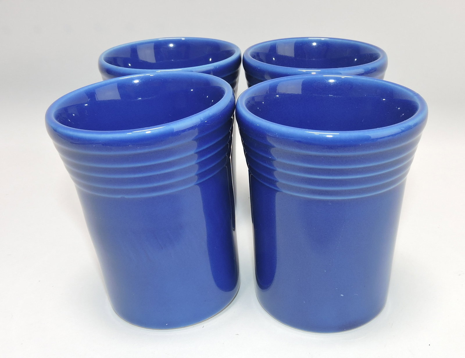 Fiesta Post 86 set of 4 tumblers,: sapphire