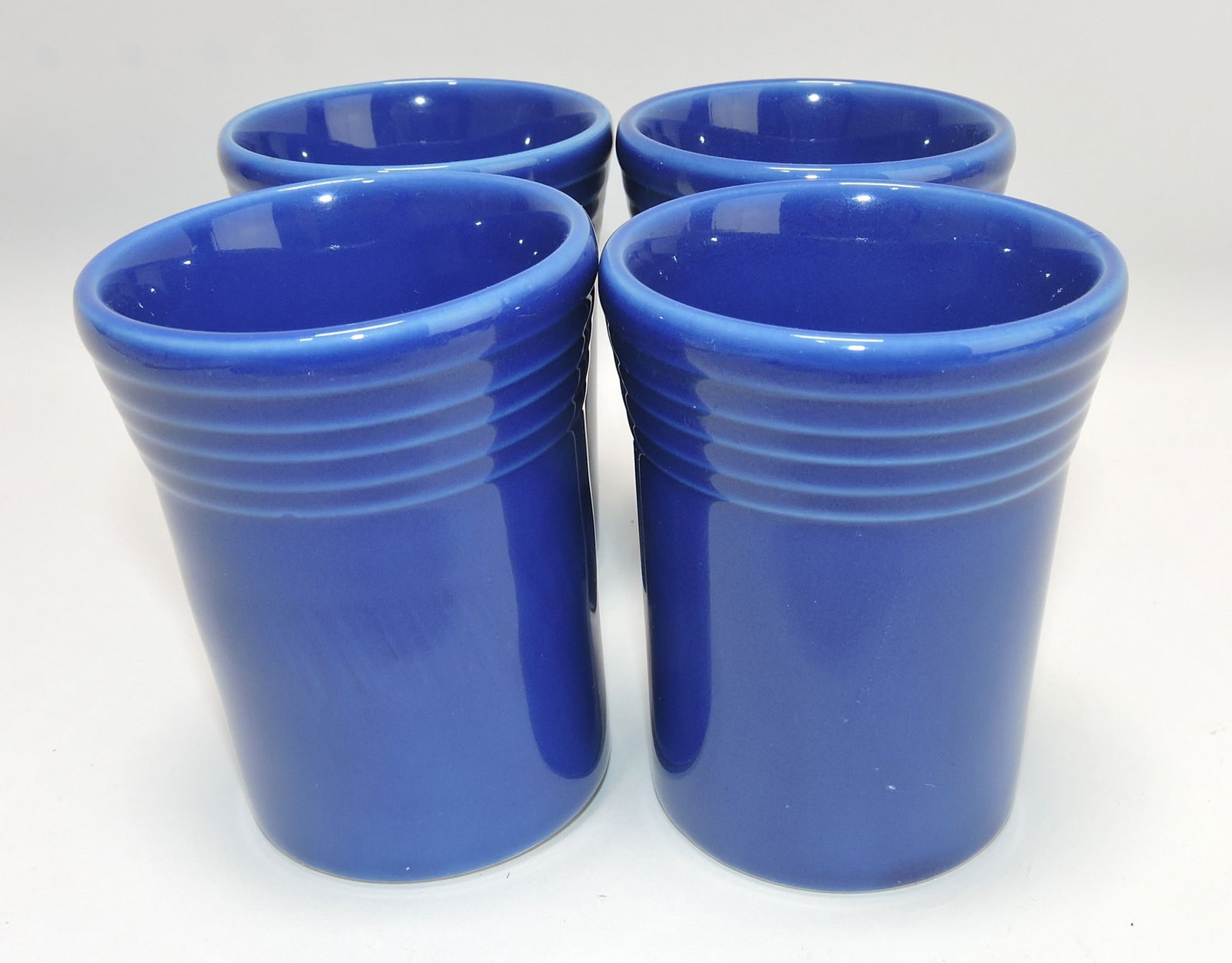 Fiesta Post 86 set of 4 tumblers,: sapphire