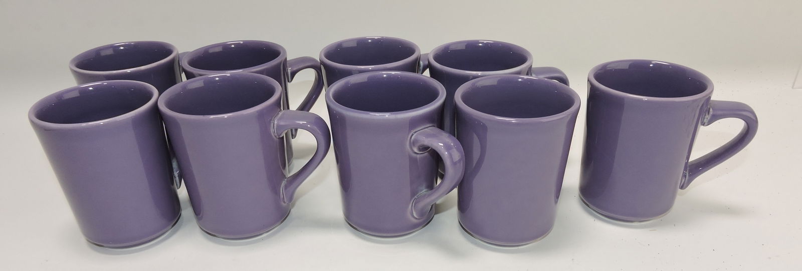 HLC lot of 9 coffee mugs, lilac (1 of 1)