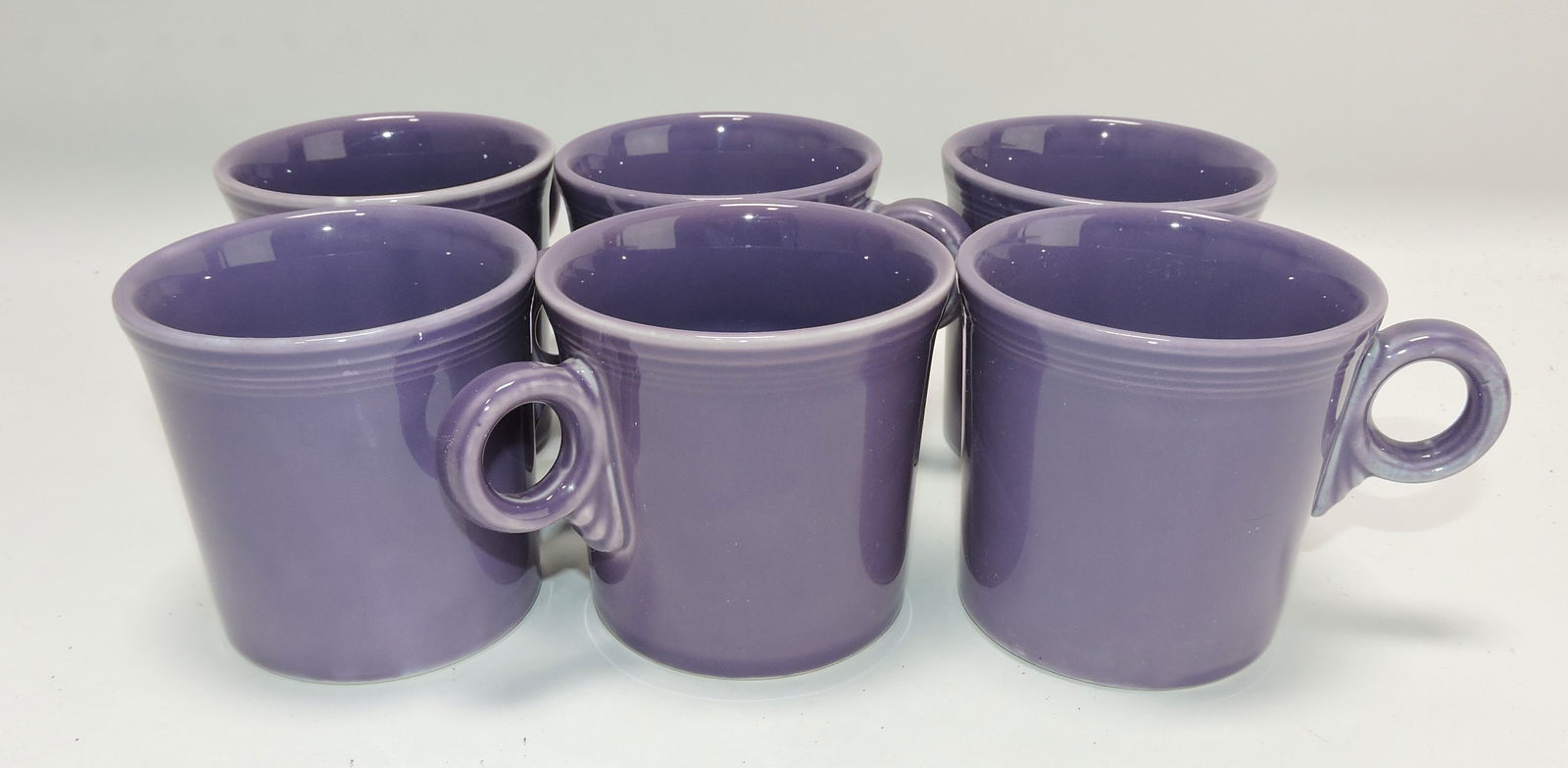 Fiesta Post 86 lot of 6 mugs, lilac: .