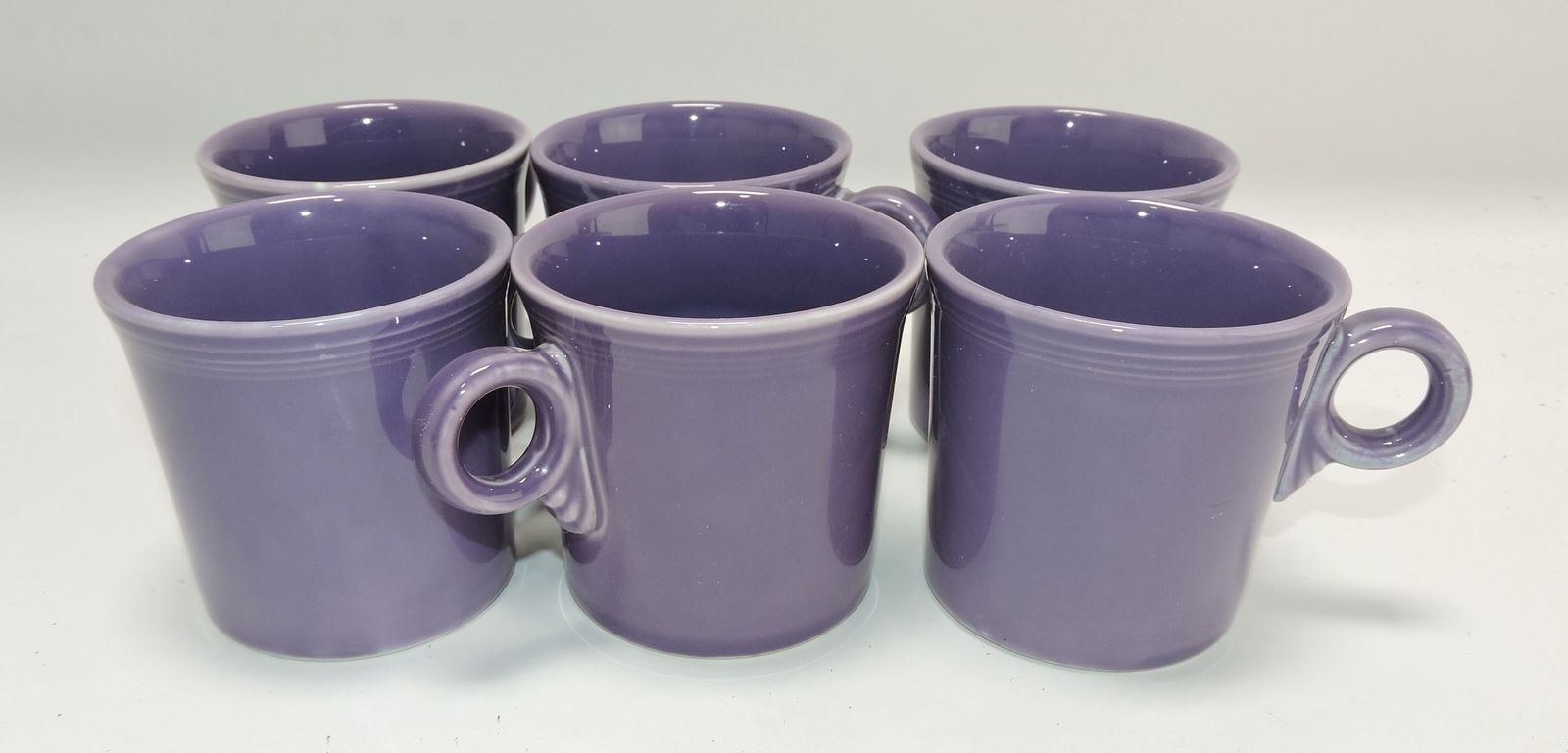 Fiesta Post 86 lot of 6 mugs, lilac: .