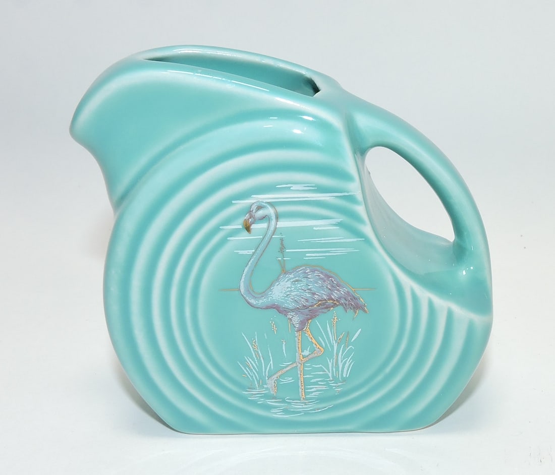 Fiesta Post 86 mini disc pitcher, turquoise, (1 of 1)