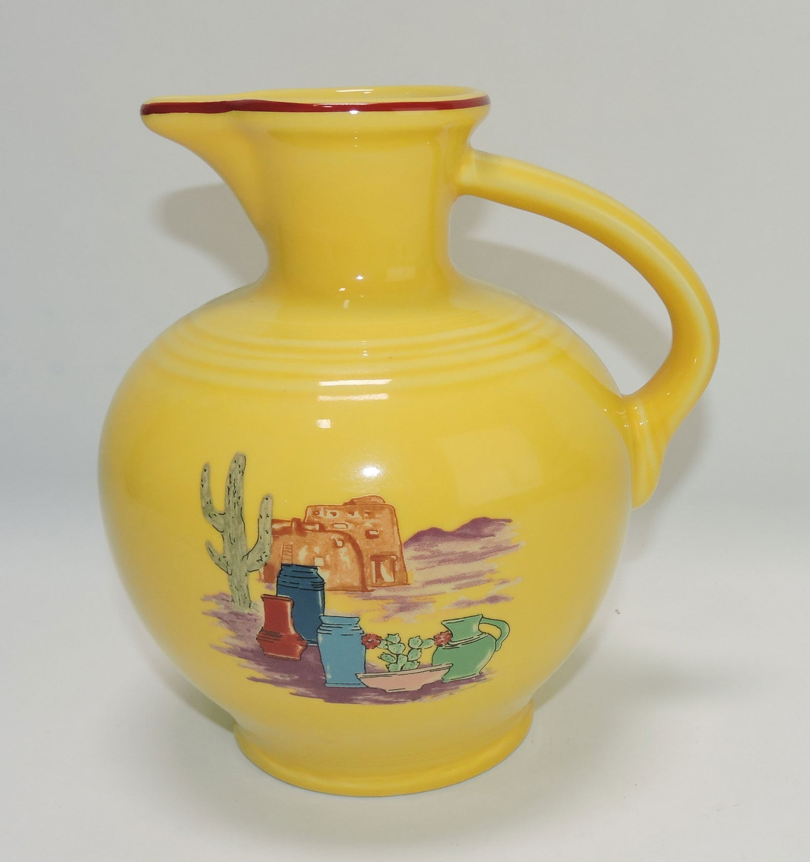 Fiesta Post 86 Sante Fe sunflower carafe (1 of 1)
