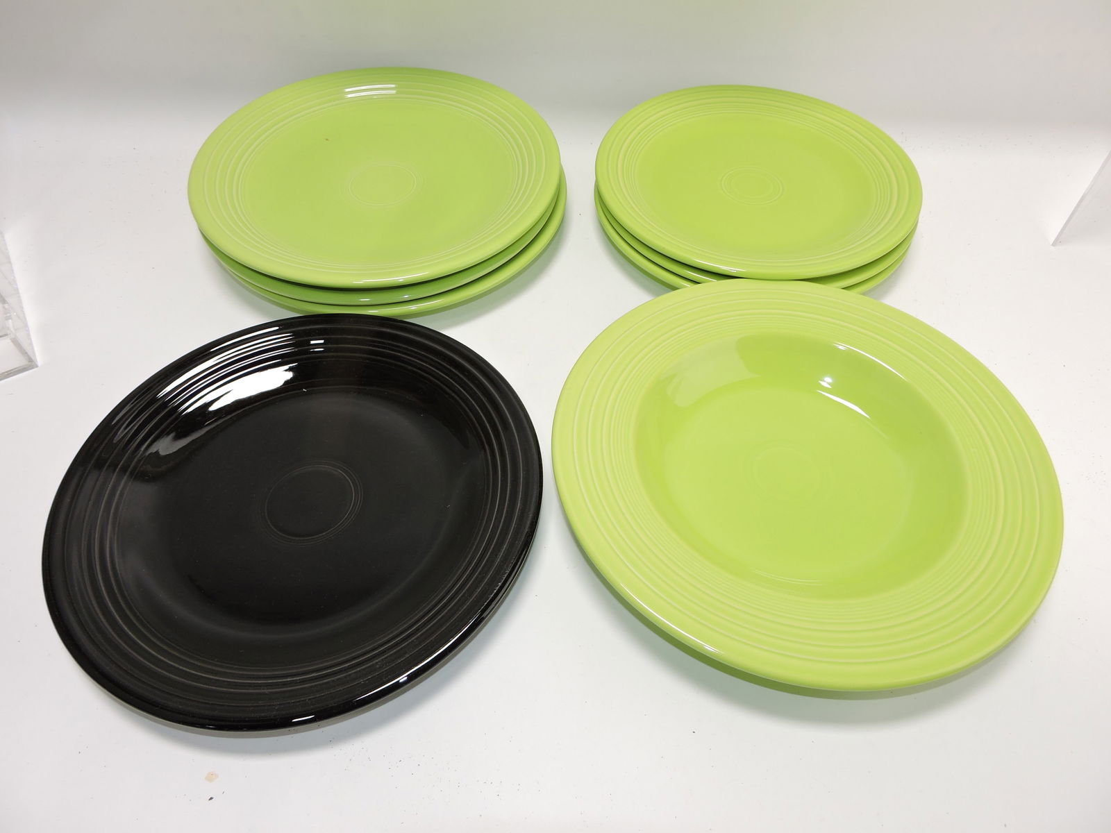 Fiesta Post 86 lot of 4 - 12" chop plates, (1 of 1)