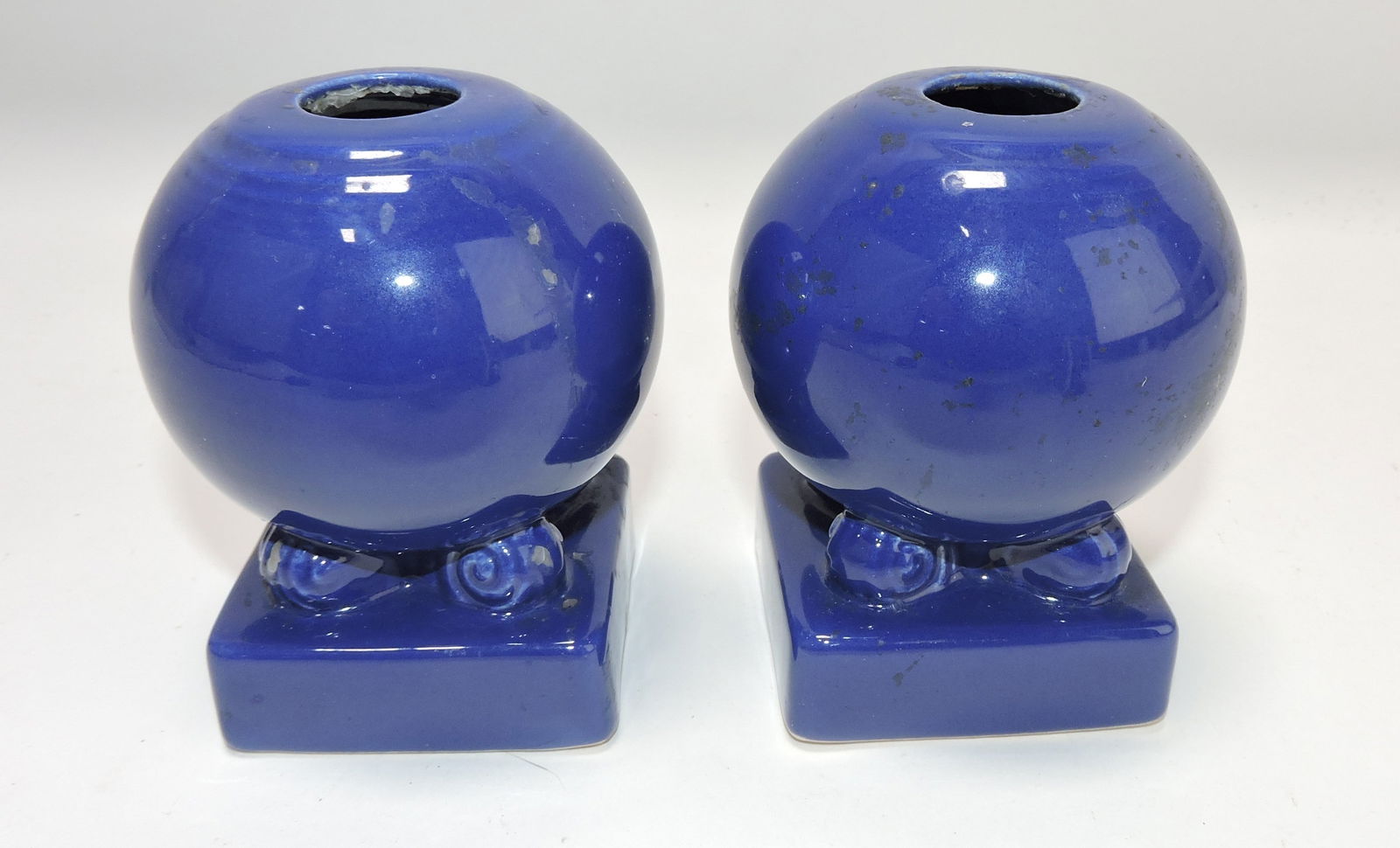 Fiesta pair of bulb candle holders, (1 of 1)