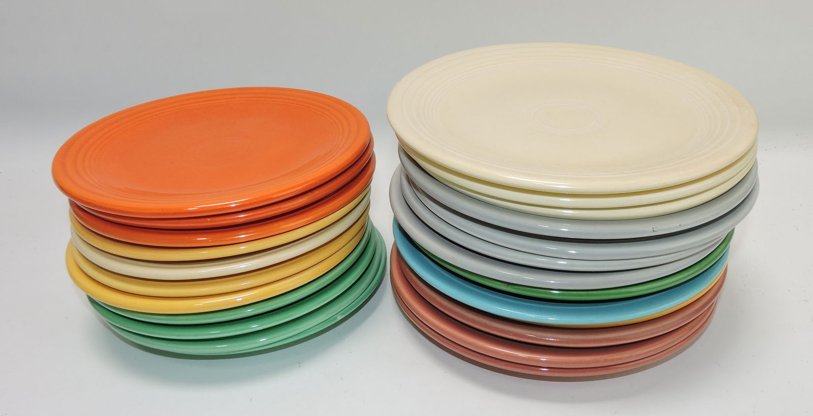 Fiesta plate group: 11 - 6", 13 - 7", (1 of 1)