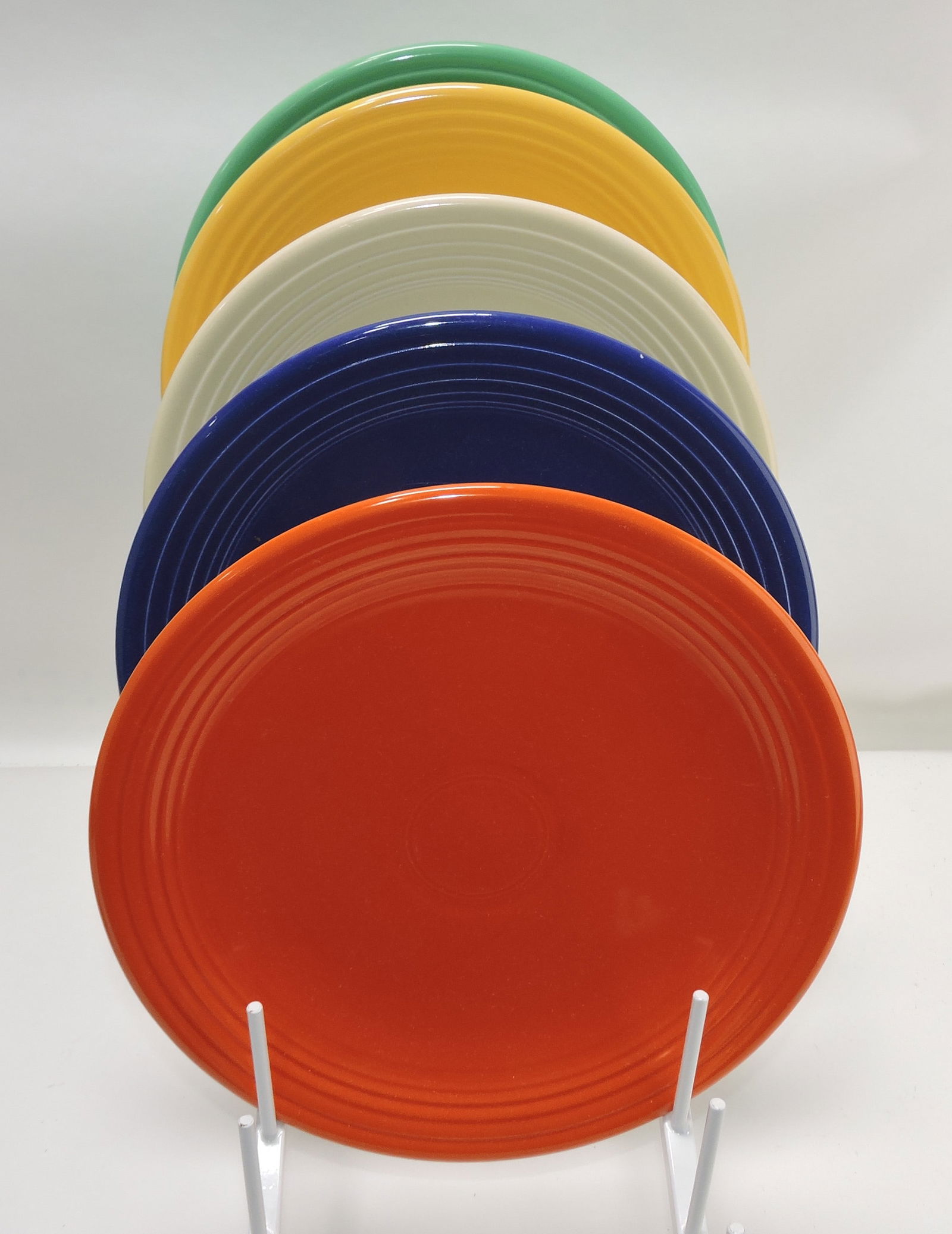 Fiesta 13" chop plate group, 5 mixed, (1 of 1)