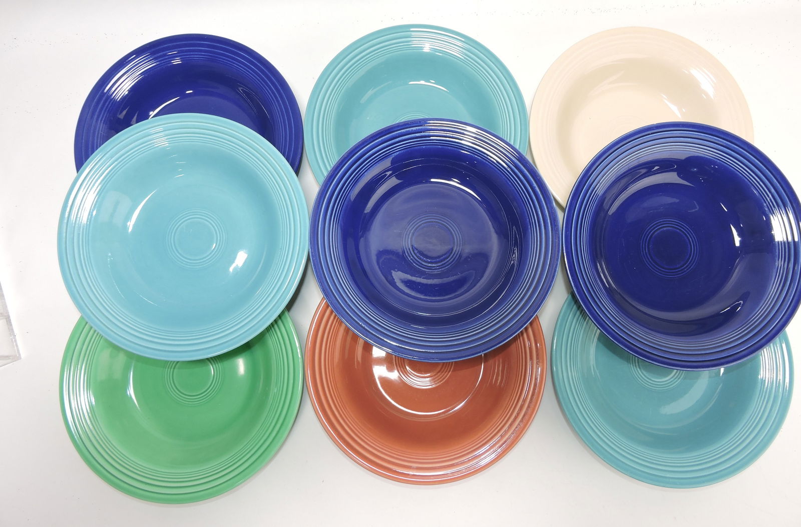 Fiesta deep plate group, 9 mixed (1 of 1)