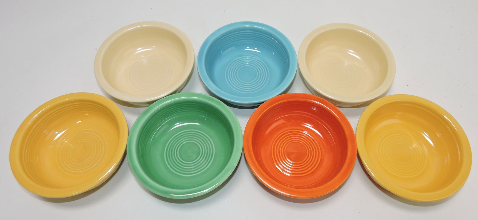 Fiesta 4 3/4" fruit bowl group, 7 mixed (1 of 1)