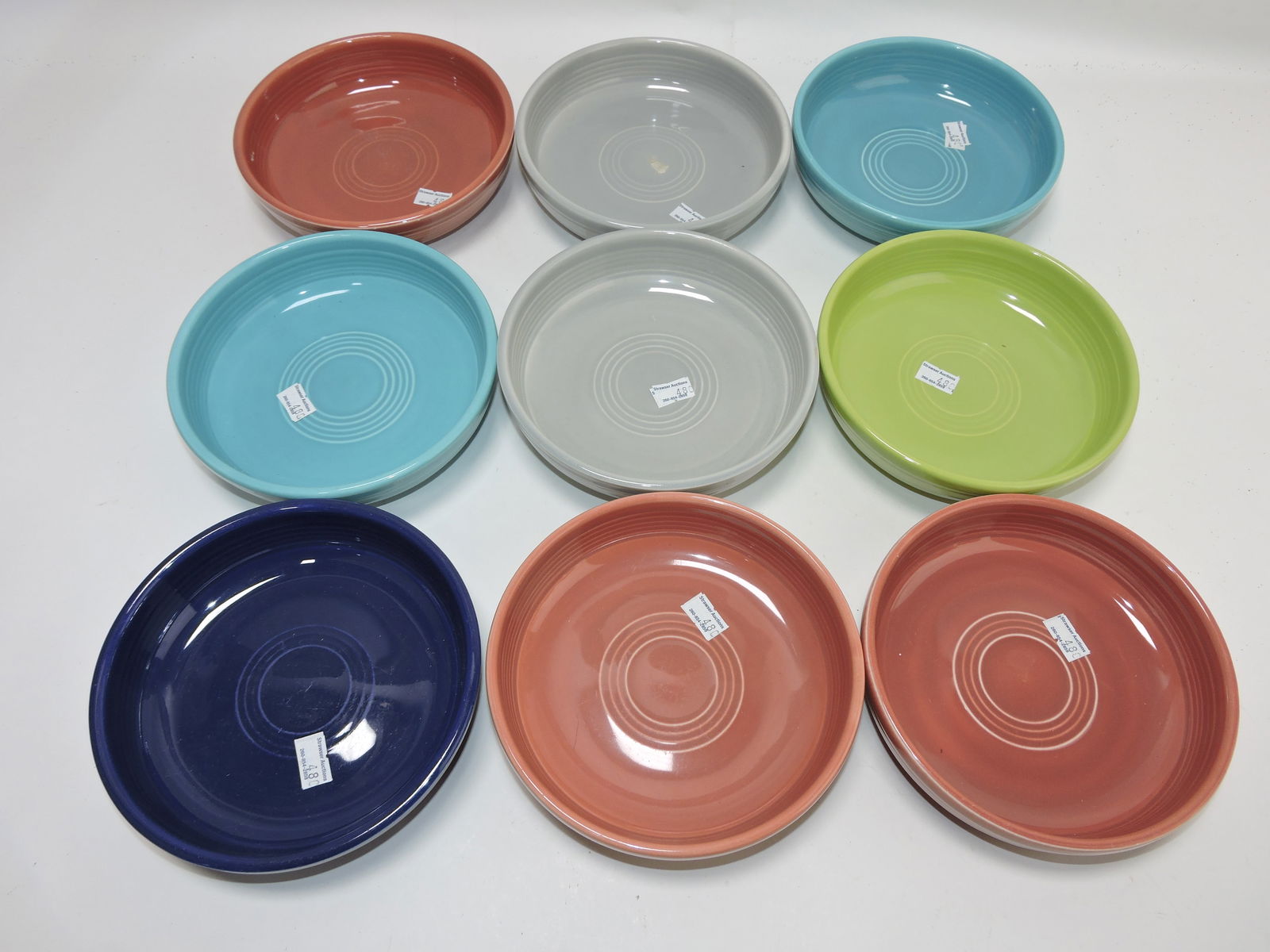 Fiesta 6" dessert bowl group, 9 mixed (1 of 1)