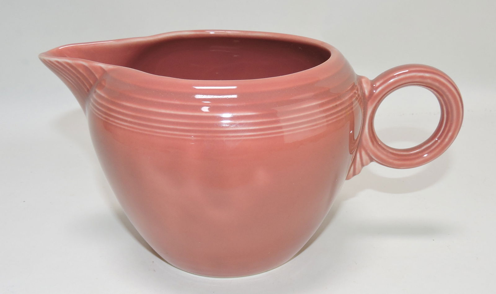 Fiesta two pint jug, rose: .