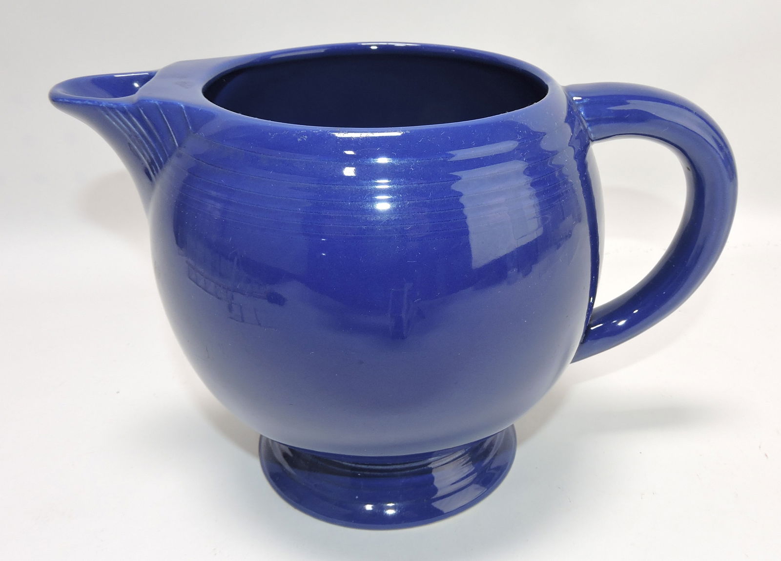 Fiesta ice lip pitcher, cobalt (1 of 1)