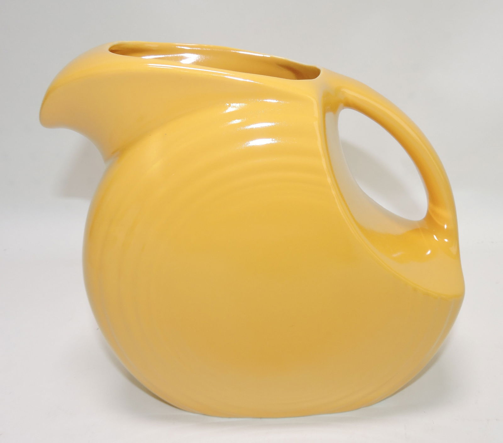 Fiesta disc water pitcher, yellow (1 of 1)
