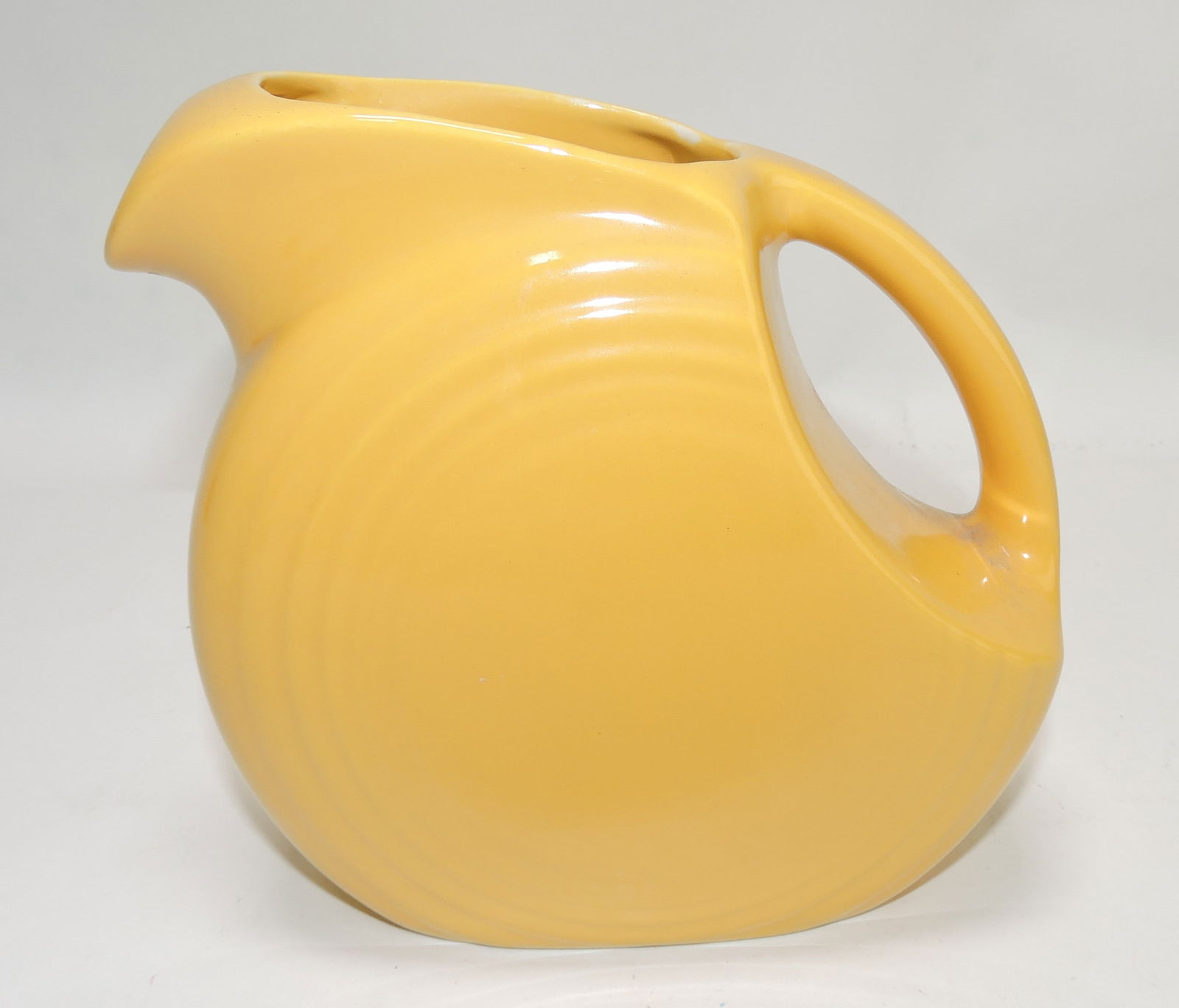 Fiesta disc juice pitcher, yellow (1 of 1)