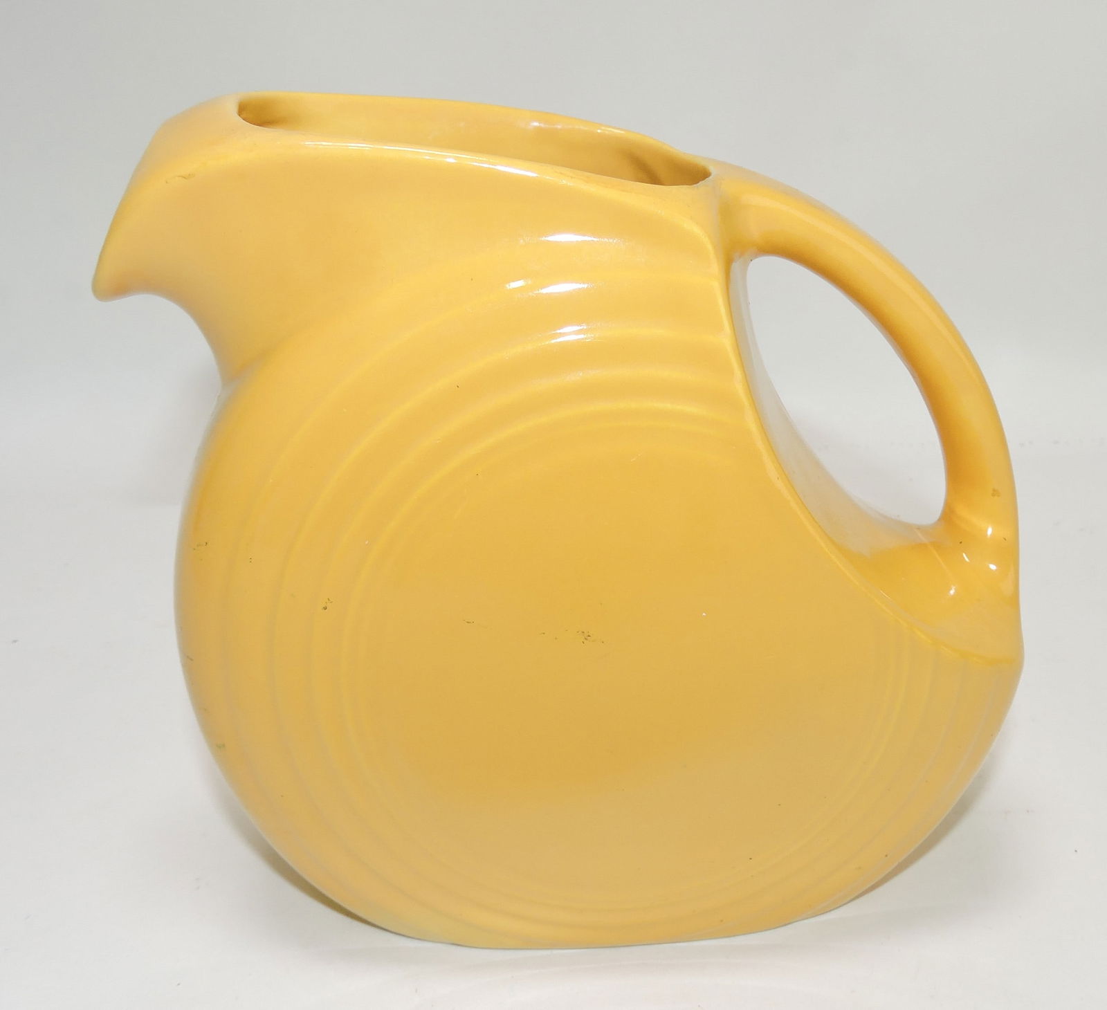 Fiesta disc juice pitcher, yellow (1 of 1)