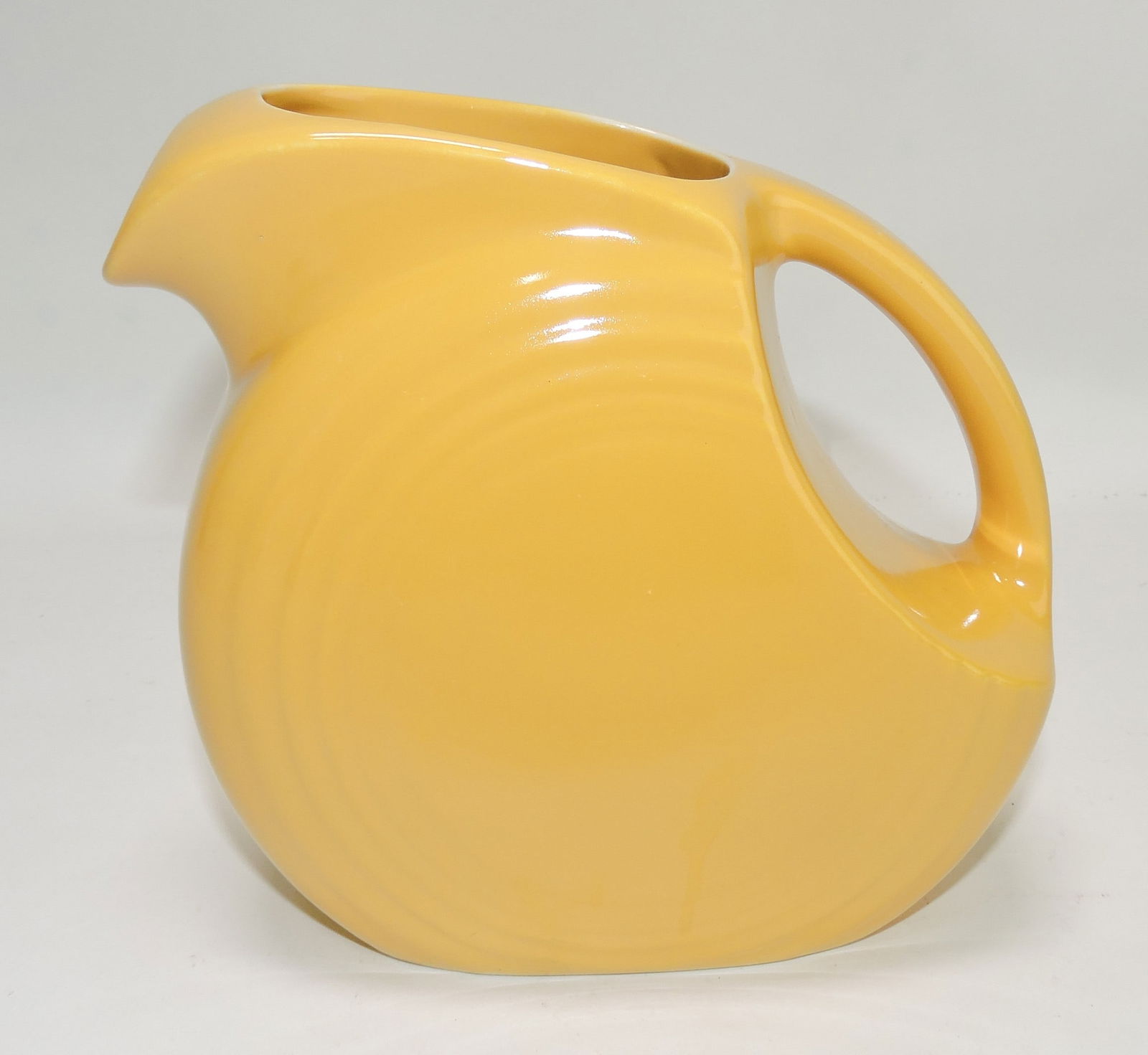 Fiesta disc juice pitcher, yellow (1 of 1)