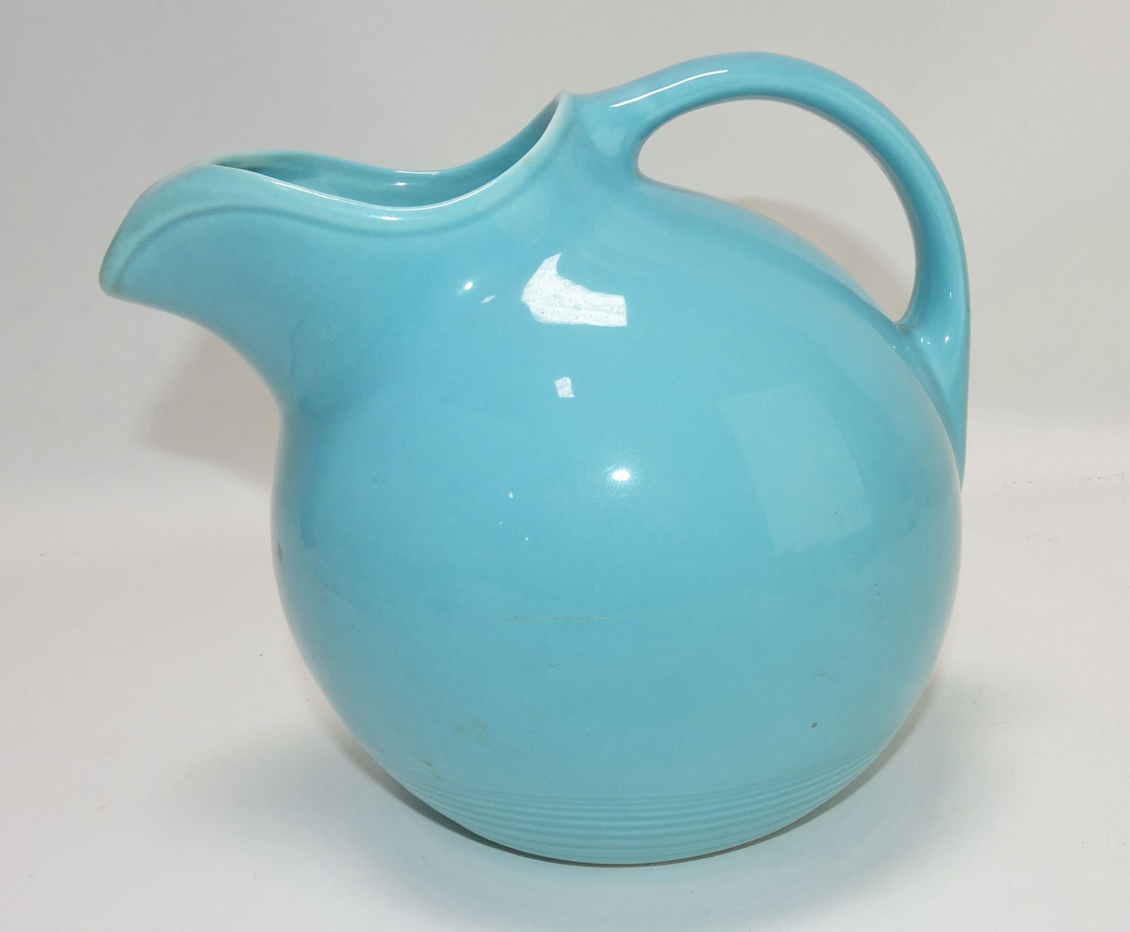 Harlequin service water jug, turquoise (1 of 1)