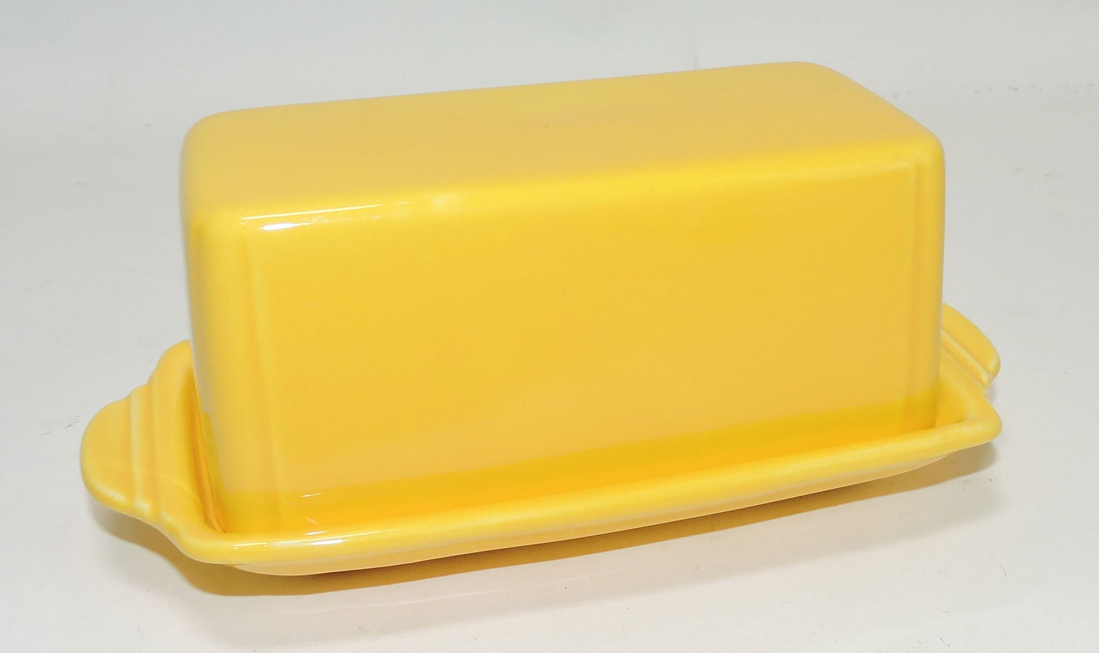 Riviera 1/4 pound butter dish, yellow (1 of 1)