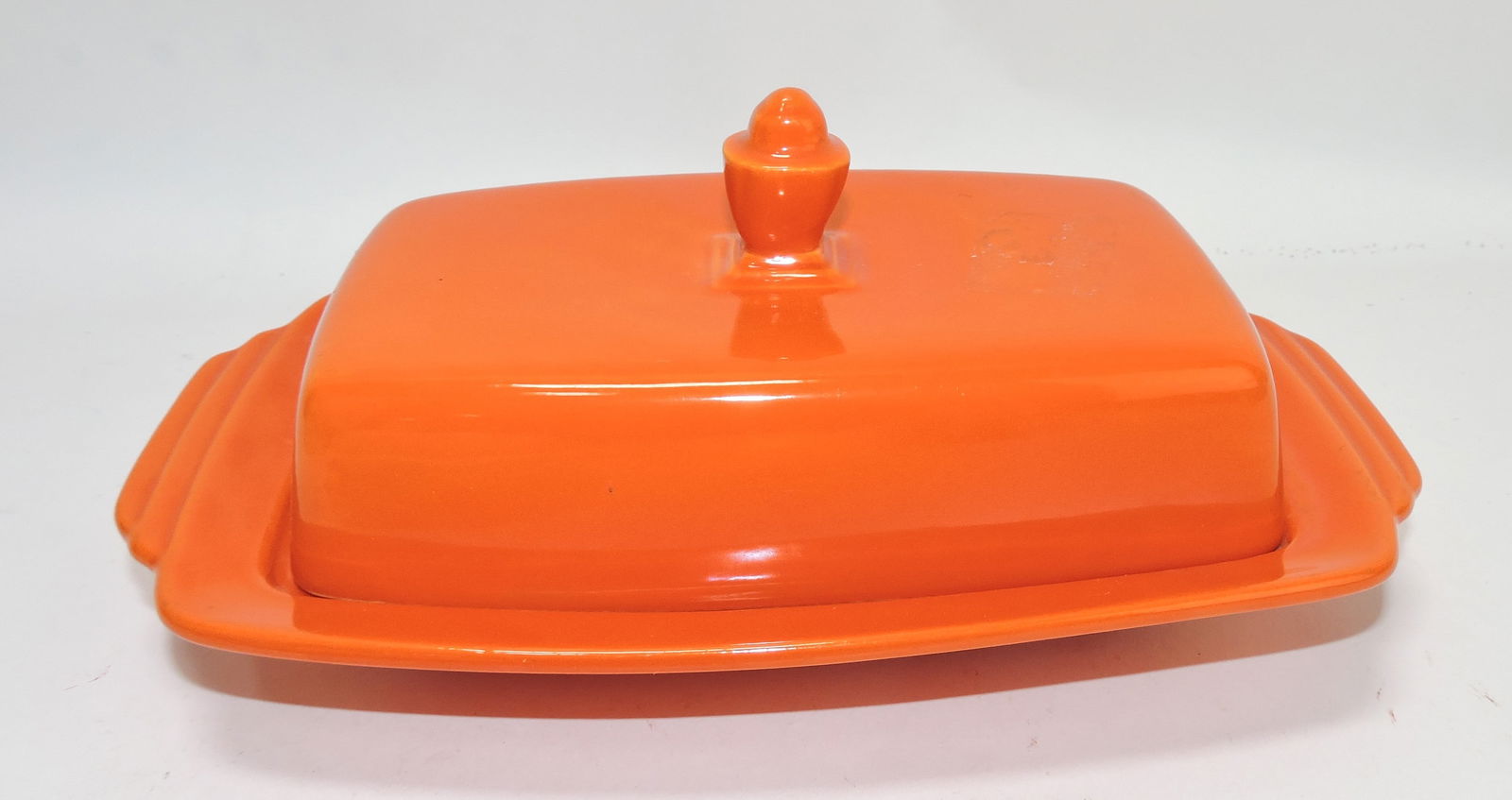 Riviera 1/2 pound butter dish, red (1 of 1)