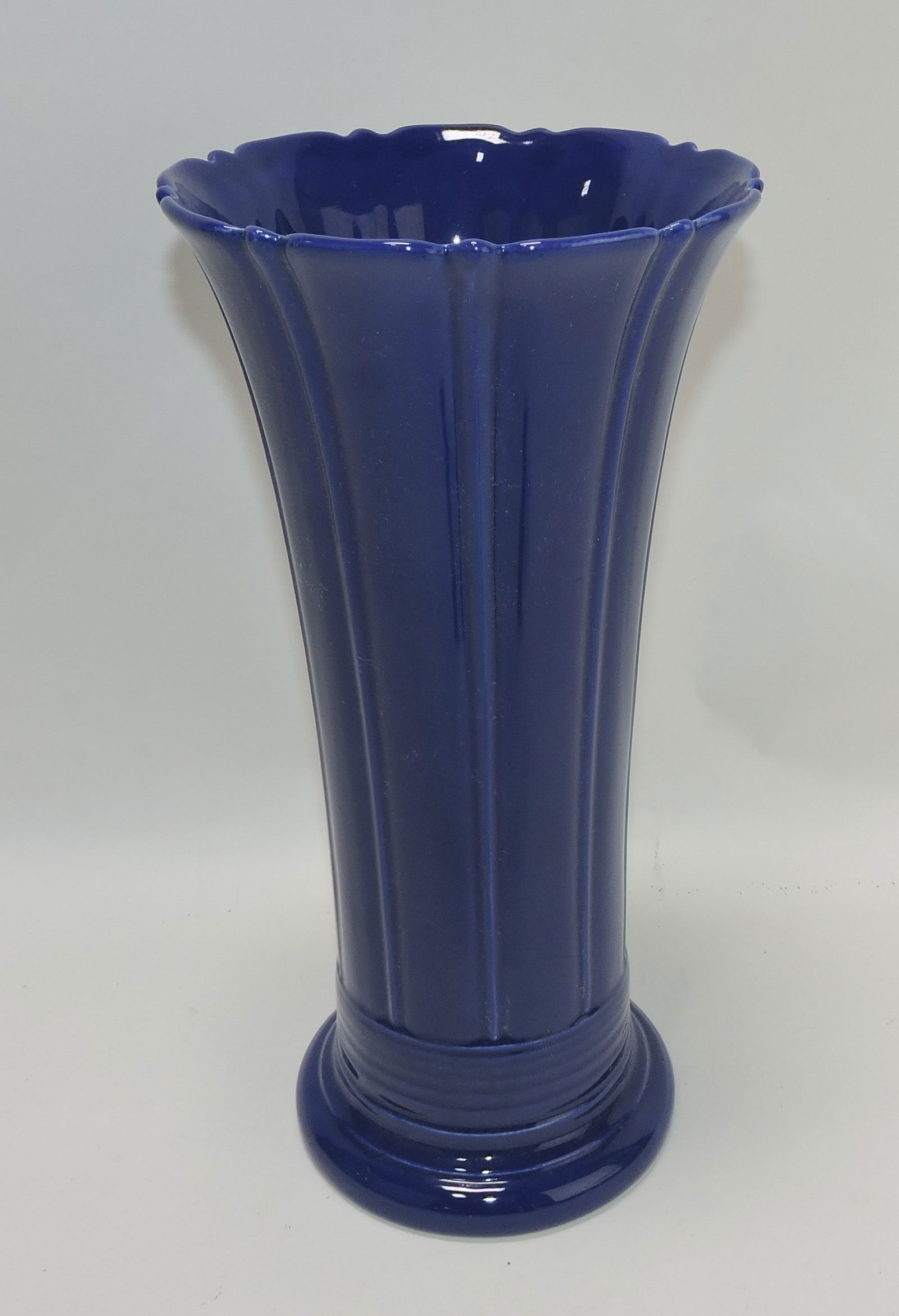 Fiesta 12" flower vase, cobalt (1 of 1)
