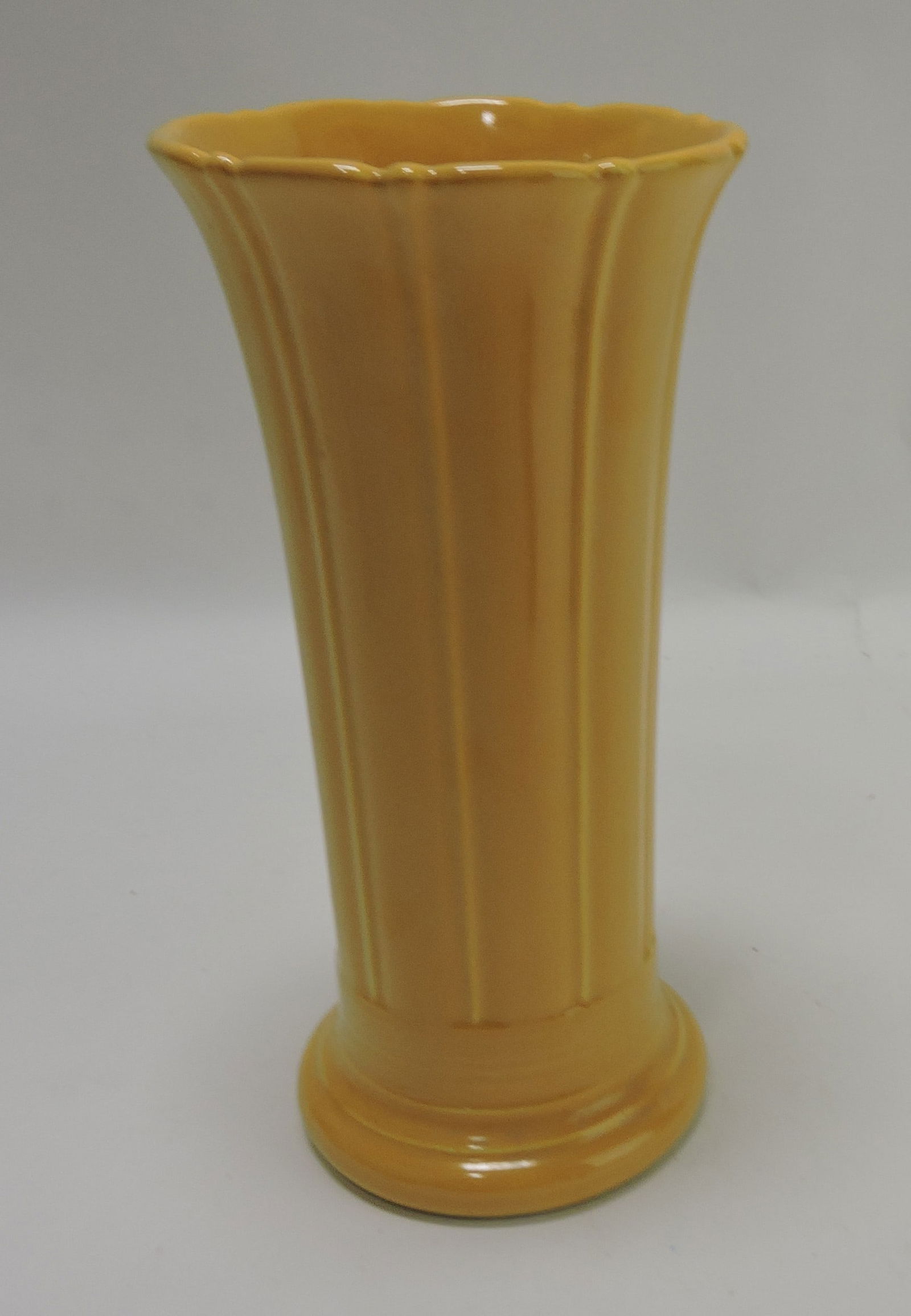 Fiesta 8" flower vase, yellow (1 of 1)