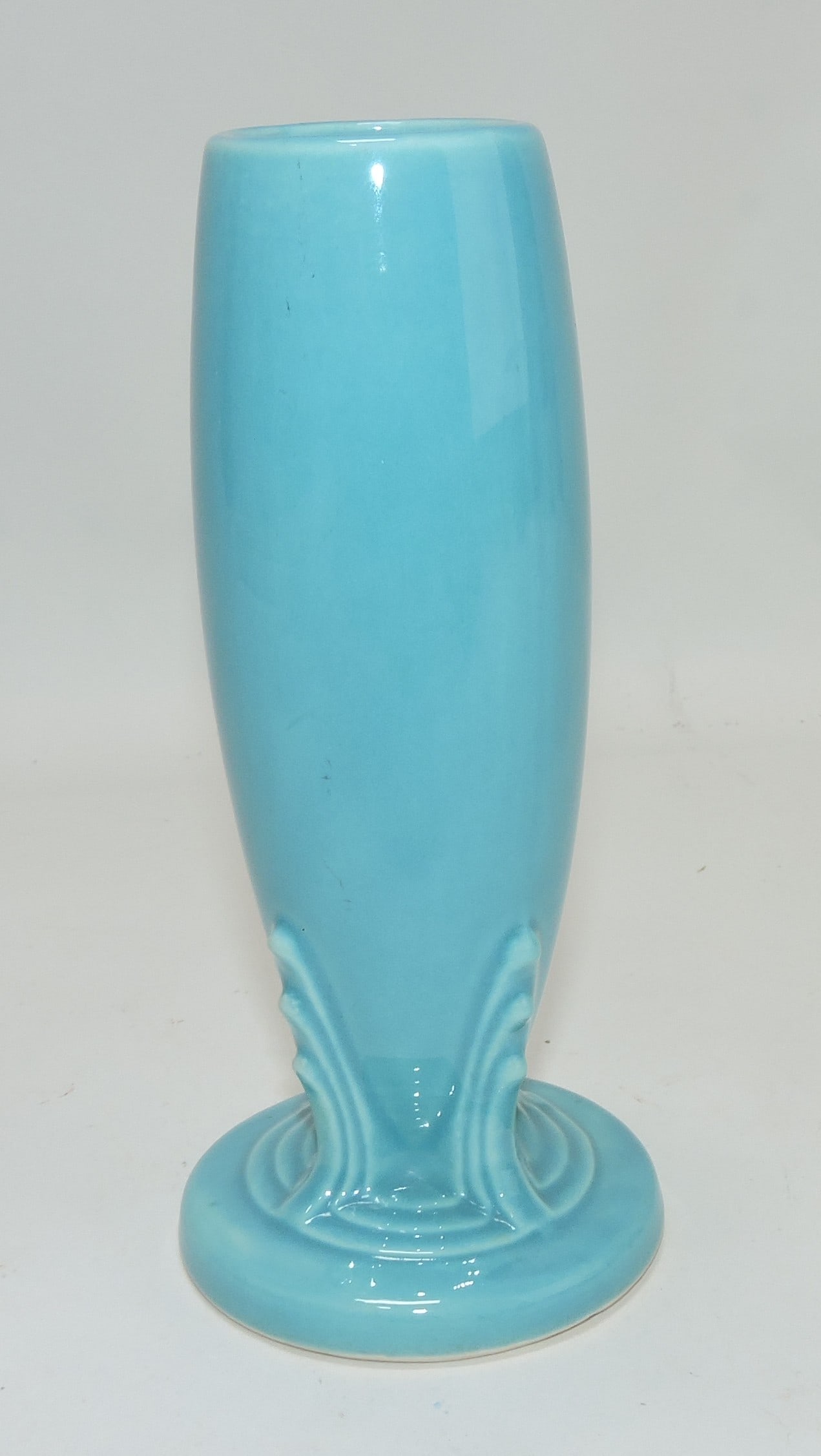 Fiesta bud vase, turquoise (1 of 1)